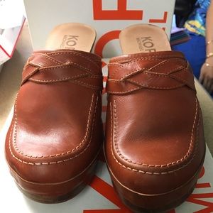 Michael Kors braided leather clog